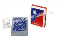 ملحوظة 63x88 مم خمر بطاقات بوكر الغش اللعب بطاقات حمراء أو زرقاء