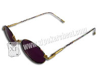 نظارات القمار الإطار المعدني للحصول على بطاقات ملحوظ / الخدع السحرية