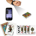 لعبة البوكر المهنية البلاستيك إنجيل بطاقات الباركود تميز بطاقات بوكر أناليير