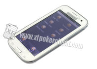 الهاتف الأبيض سامسونج S4 موبايل بوكر الغش الجهاز تم وضع علامة على اللعب بطاقات محلل