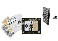 البرازيل Copag 1546 الأسود الذهبي البلاستيك بطاقات اللعب جمبو للألعاب الكازينو