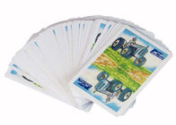 القمار قابلة لإعادة التدوير الدعائم ورقة جرار اللعب جسر بطاقات الحجم