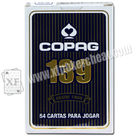 القمار الغش Copag 139 ورقة ملحوظ بطاقات اللعب غير مرئية للعدسات للأشعة فوق البنفسجية الاتصال