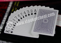 كازينو القمار مخصص الدعائم الفضة جسر البلاستيك بطاقات اللعب، ISO9001