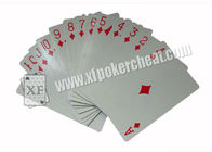 الهند Cocrtaie أسود / أحمر لعب ورقة جانبية ملحوظة بطاقات سحرية لعبة البوكر محلل