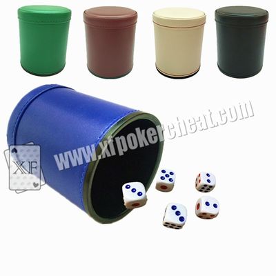 الحجم العادي بوكر ألعاب السحرية كوب من البلاستيك النرد مع جهاز التحكم عن بعد